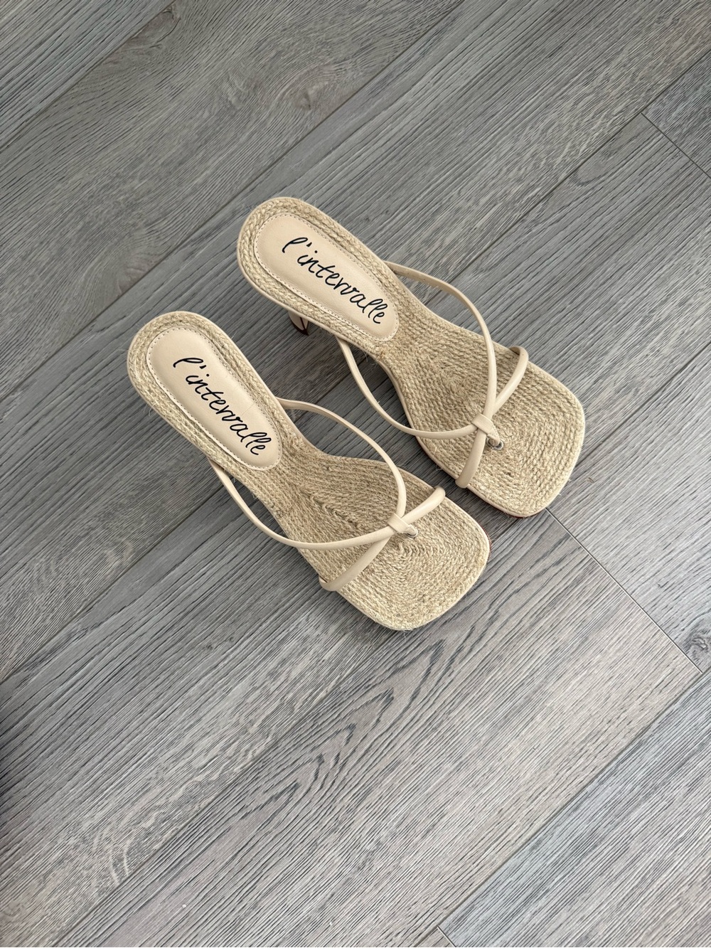 L'INTERVALLE Raffia Heels - Picture 2 of 4